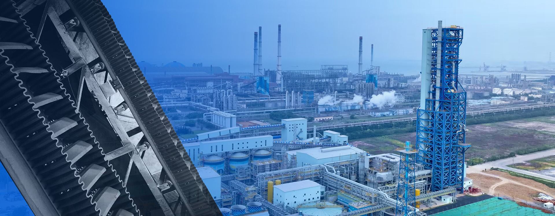 Industrial conveyor belt solutions for large facilities